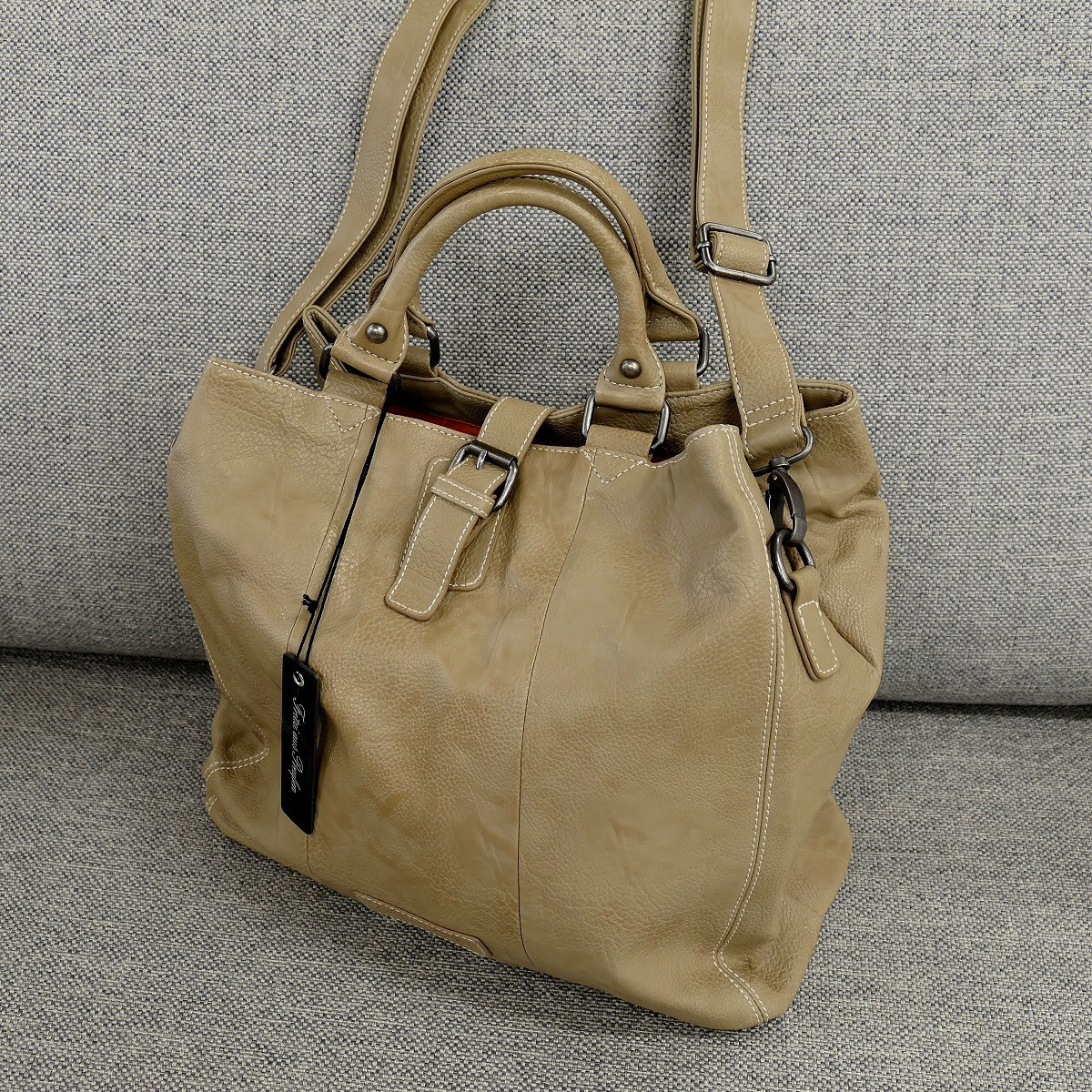 Handtasche Shopper Bag Grace Seattle Khaki Fritzi aus Preußen