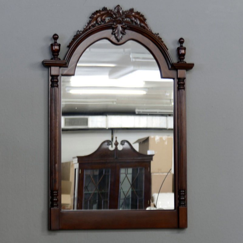 Spiegel Dielenspiegel Wandspiegel aus Mahagoni handgefertigt