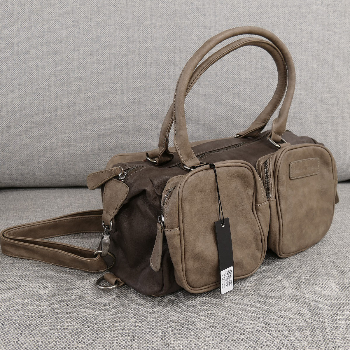 Handtasche Shopper Bag Dagmar Dallas Olive/Grey Fritzi aus Preußen Kopie Kopie