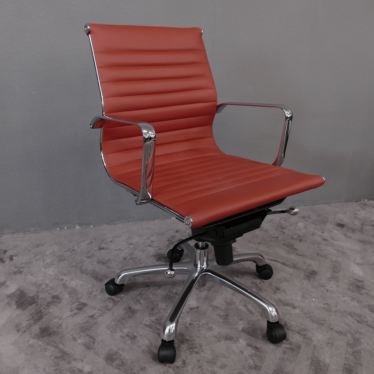 Büro Bürostuhl Schreibtischstuhl Schreibtischsessel Chefsessel Farbe rot