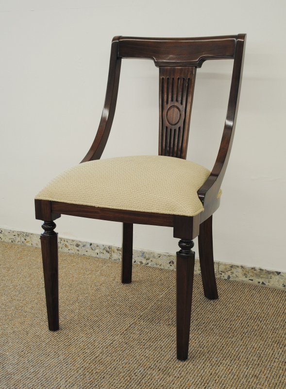6 Stühle Stuhl Massivholz Mahagoni aus der Serie Vanessa Premium Qualität