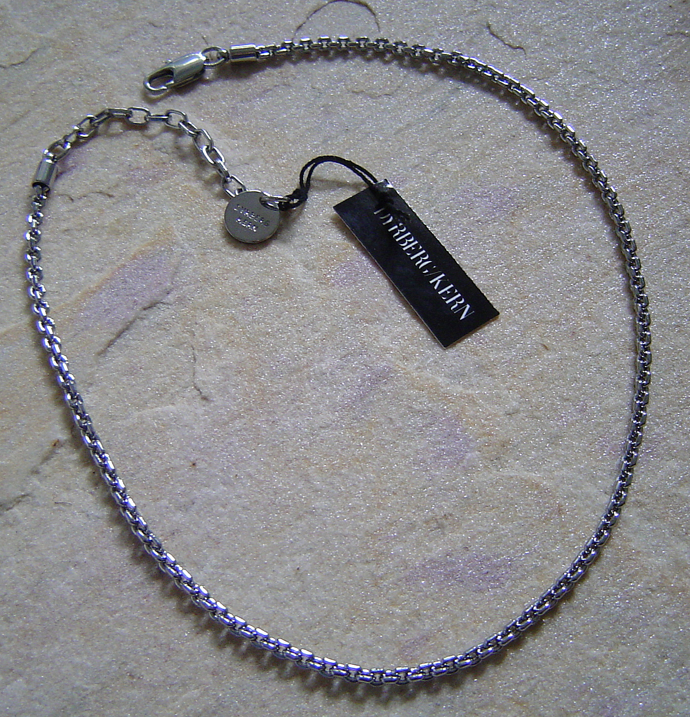 Dyrberg Kern Kette DEMETS SHINY SILVER 46 cm