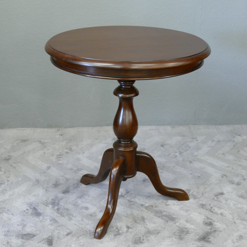 Tisch Teetisch Beistelltisch Wine Table Mahagoni Farbe Holz dunkelbraun Walnuss