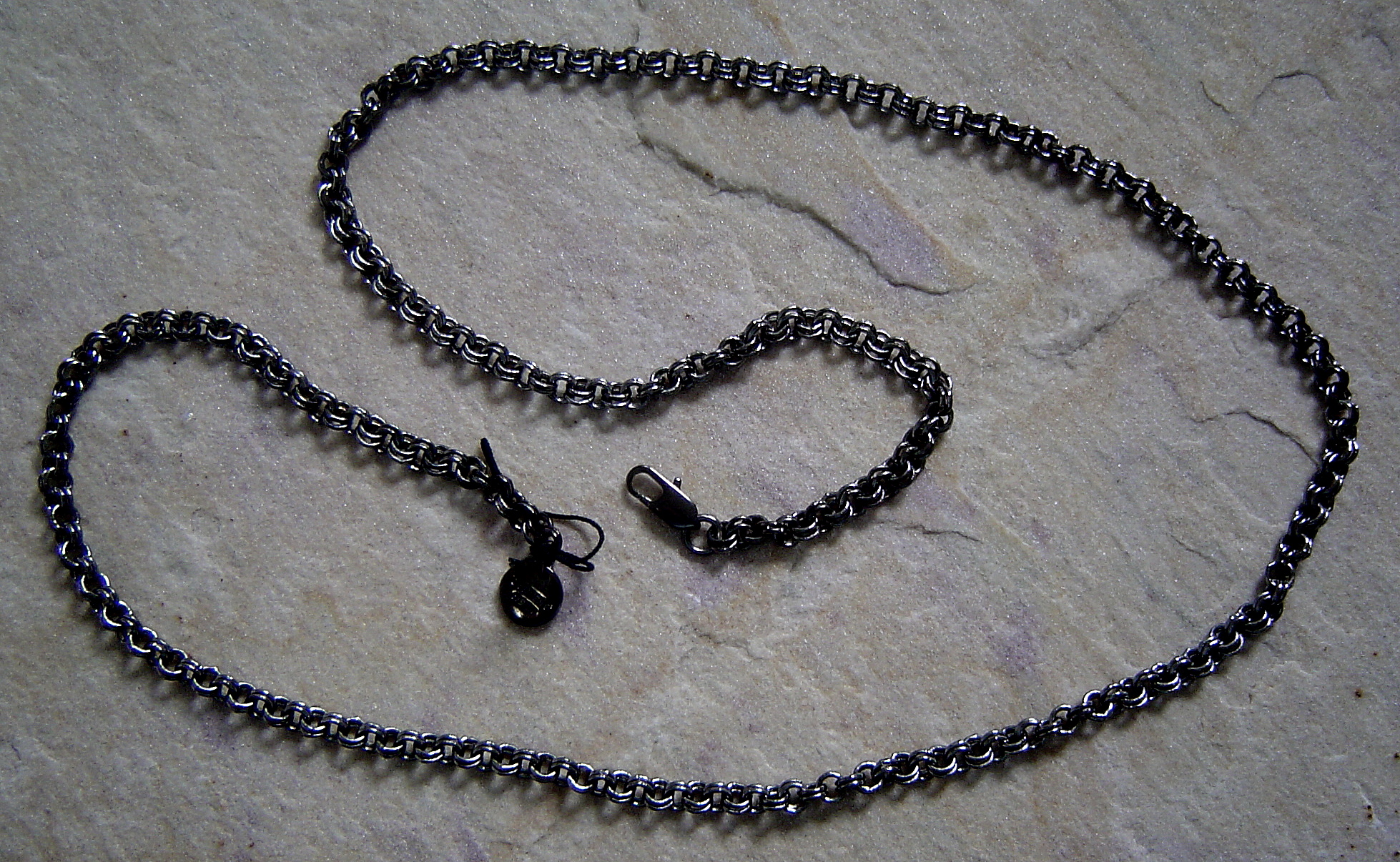 Dyrberg Kern Kette ANNA GUNMETALL SILHOUETTES